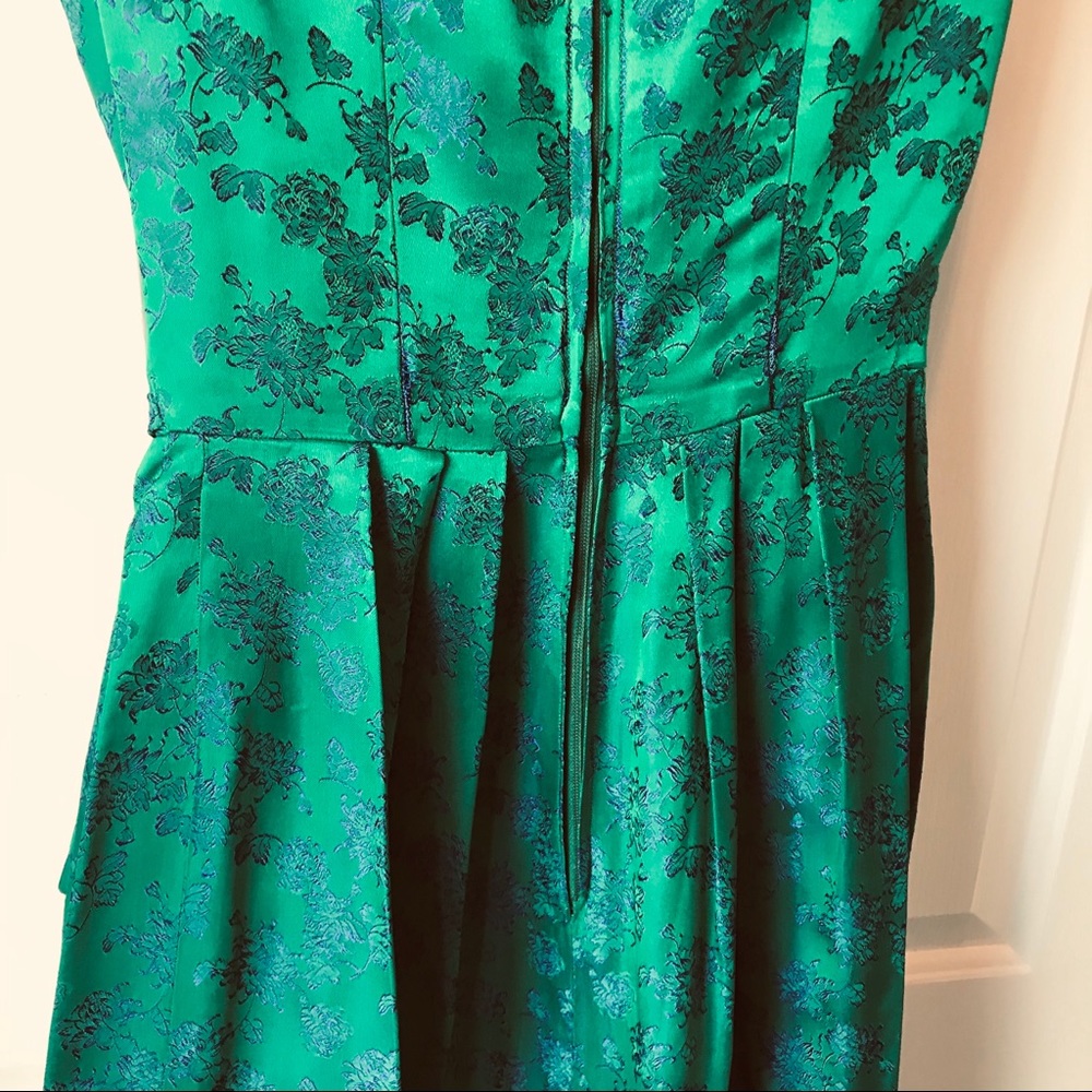 Vintage Floral Holiday Handmade Cocktail Dress - Picture 7 of 8
